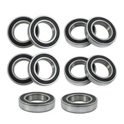 DURAFORCE 6009-2RS Deep Groove Ball Bearings 10pcs 45mm Inner Dia 75mm OD 16mm Bore Sealed
