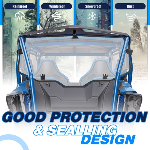 Clear Rear Windshield Back Window for Honda Talon 1000X-4 2020 2021 2022 2023