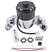 DURAFORCE High Flow Aluminum Electric Water Pump for Big Block Chevy 396 454 427 Chrome