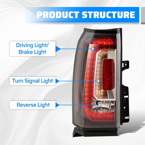 LED Driver Side Tail Light Lamp Assembly for GMC Yukon XL Denali 2015 2020