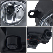 DURAFORCE Clear For Toyota Yaris Hatchback 2006-2008 Fog Light Lamp Assembly W/Black Bezel