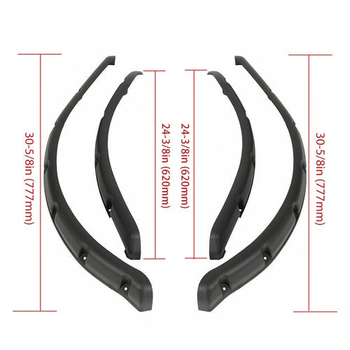 DURAFORCE For Club Car DS 1993 1994-UP Golf Cart Front Rear Fender Flares W/ Screws