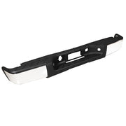 DURAFORCE Chrome Steel Rear Bumper Fit For Chevy Silverado GMC Sierra 1500 07-13 Pickup