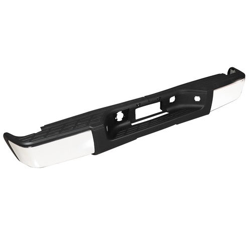 DURAFORCE Chrome Steel Rear Bumper Fit For Chevy Silverado GMC Sierra 1500 07-13 Pickup