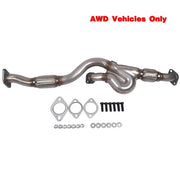 DURAFORCE Exhaust Front Flex Y Pipe for Kia Sportage EX LX 2.7L V6 2656CC AWD 2005-2008