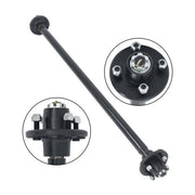 DURAFORCE For trailers Trailer Axle W/U-Bolt Kit 4lug-4' 52' Hub Face 42' SC 2000lb 2Klb
