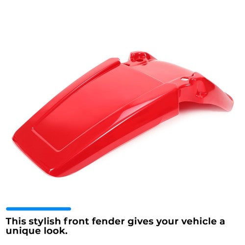 For Honda ATC250R 1983-1984 Front Fender Mud Guard Flaps Plastic Red