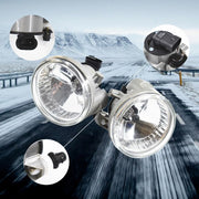 DURAFORCE Clear Lens Front Bumper Driving Fog Lights w/Bulbs For Toyota Prius Echo
