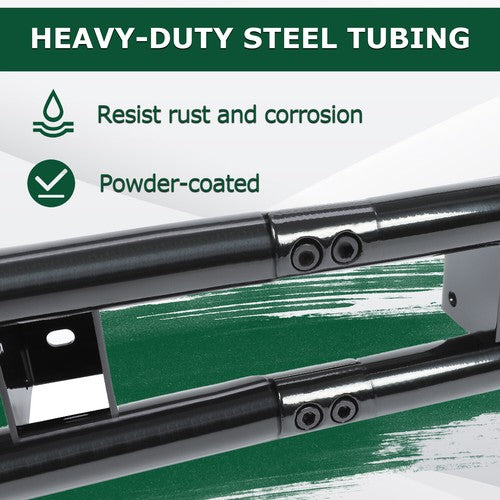DURAFORCE Rear Bumper Bar & Hitch Kit For John Deere Z235 Z345M Zero-Turn Mowers #BM24481