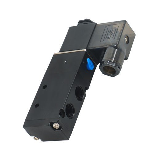 DURAFORCE Stock 110VAC Pneumatic Electric Solenoid Air Valve 5 Way 2 Position 4V210-08
