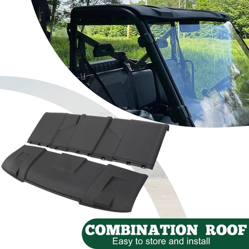 DURAFORCE Hard Roof Black For Polaris Ranger XP 1000/900/570 Brutus Full Size 2013-2025