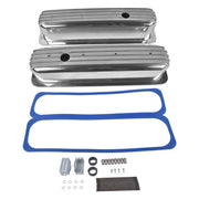 DURAFORCE Finned Aluminum Tall Valve Covers w/ Center Bolt for Chevy 5.0L & 5.7L 1987-1997