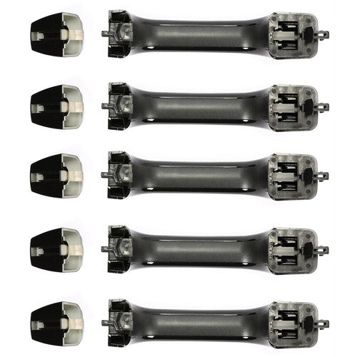 DURAFORCE For Hummer H3 H3T 2006-2010 25832250 Black Door Handle Outside Front & Rear 5PCS