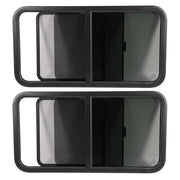 DURAFORCE 2PCS 42" W x 22" H RV Window Horizontal Slider For Camper Cargo Trailer W/Trim