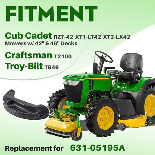 DURAFORCE New 42" & 46" Deck Mulch Plate Cover Plug Fits Cub Cadet Decks #631-05195A