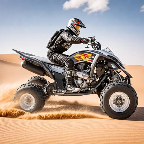For Yamaha Raptor 700 All Years YFM 700 Pair Steel Frame Protectors Guard Cover