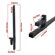 DURAFORCE 60" 2000 LBS Clamp on Pallet Forks Tractor Bucket Forks