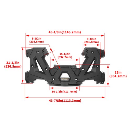 DURAFORCE Rear Body Rack Assembly For Polaris Sportsman 570 SP 450 2014-2024 #2635059-070