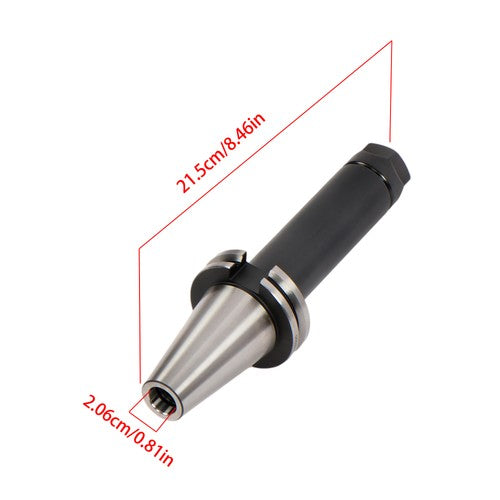 DURAFORCE 2Pcs High Speed CAT40-ER20 Collet Chucks 6" Gage Length Balanced G2.5/25000RPM