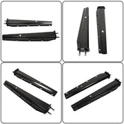 DURAFORCE Mud Flap Hanger Set 2.5" Bolt Pattern Spring Loaded Fits For Semi Truck 30"
