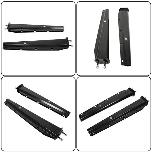 DURAFORCE Mud Flap Hanger Set 2.5" Bolt Pattern Spring Loaded Fits For Semi Truck 30"