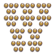 DURAFORCE 1" x 1" x 1/4" Aluminum Oxide Shank Mounted Flap Wheels 80 Grit - 50 Pack