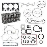 DURAFORCE For Kubota D1305 B7610 Complete Cylinder Head With Valve Spring + Gasket Set