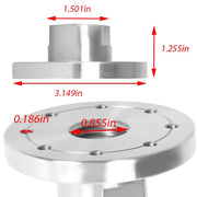 DURAFORCE For 1" × 8 Tpi Spindle 3Inch Steel Face Plate Woodworking Lathe Faceplate