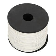DURAFORCE 1/8 inch White Dacron Polyester Rope - 500 Foot Spool | Solid Braid