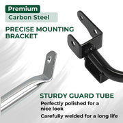 DURAFORCE Saddlebag Bracket Guard Crash Bars For Harley Touring Road Street Glide FLHX 14+