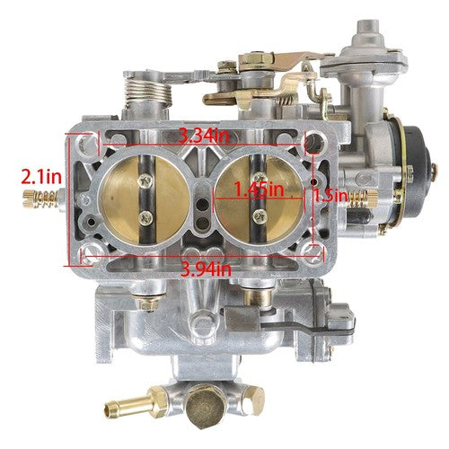 DURAFORCE FIT For Fiat Renault Ford VW Dodge Toyota Pickup Jeep Carburetor 38*38 2 Barrel