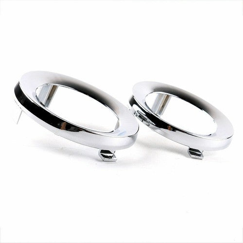 DURAFORCE Pair Front Chrome Fog Light Trim Lamp Cover for 2009-2013 Subaru Forester