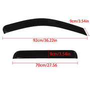 DURAFORCE Replacement Window Visors Sun Rain Guards Fit For Jeep Grand Cherokee 2005-2010