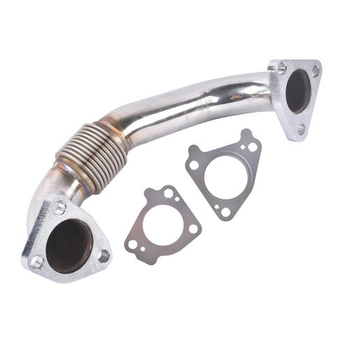DURAFORCE Driver Side Exhaust Up Pipe for GMC Sierra Chevy Silverado LB7 LLY LMM 2001-2016