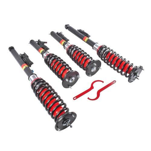 DURAFORCE 4x Front Rear Suspension Coilovers Coils w/Electric For S-Class W221 4Matic W221