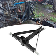 DURAFORCE 3 Point Hitch 2'' Trailer Receiver Hitch Tow Drawbar Category 1 Tractor Adapter