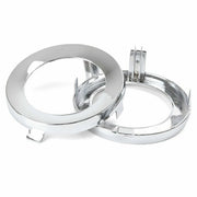 DURAFORCE Pair Front Chrome Fog Light Trim Lamp Cover for 2009-2013 Subaru Forester