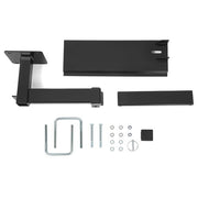 DURAFORCE For Grilling Universal Powder Coated Black Bumper-Mounted Swing Arm Assembly