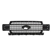 DURAFORCE JL3Z-8200-RA Brushed Stain Aluminum Front Upper Grille for Ford F-150 2018-2020