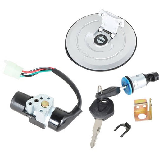 DURAFORCE Ignition Switch Fuel Gas Cap Key Lock Set For Honda MSX125 GROM125 AC 2014-2015