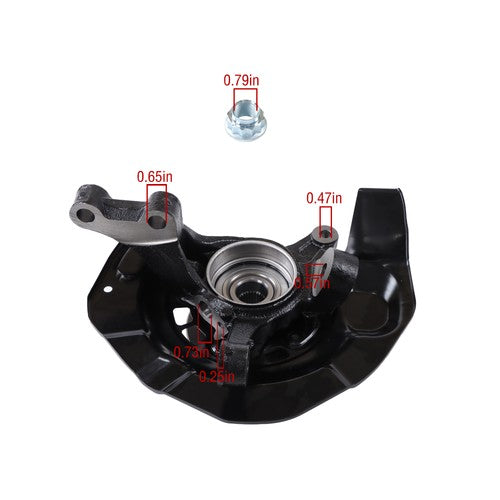 DURAFORCE 698-426 For Lexus RX350 07-09 Front Wheel Bearing Hub Steering Knuckle Assembly