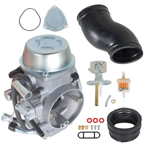 DURAFORCE Carburetor Intake Manifolds Fuel Petcock For 2001 Yamaha Grizzly 600 YFM600FH