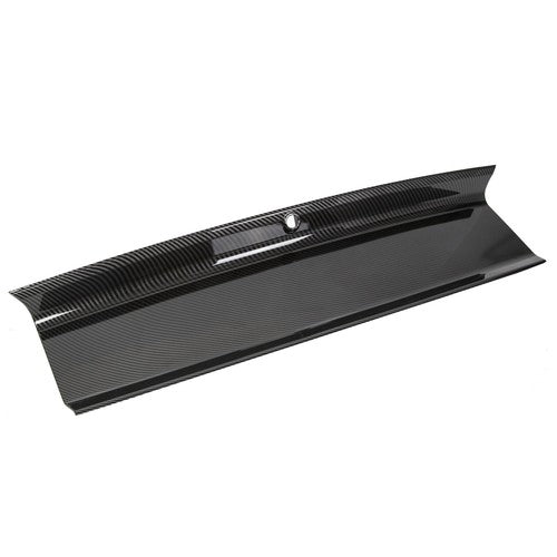 DURAFORCE For 15-23 Ford Mustang Gt Carbon Fiber Color Rear Trunk Panel Decklid Trim Cover
