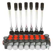 DURAFORCE 7 Spool Hydraulic Directional Control Valve 13gpm P40 Double Acting Cylinder