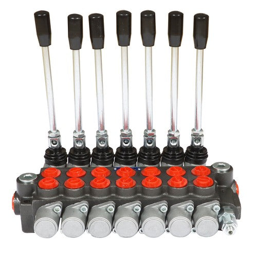 DURAFORCE 7 Spool Hydraulic Directional Control Valve 13gpm P40 Double Acting Cylinder