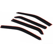DURAFORCE Tape-On Window Visor Guards Sun Rain Shade Smoke For Ford Explorer 2011-2019