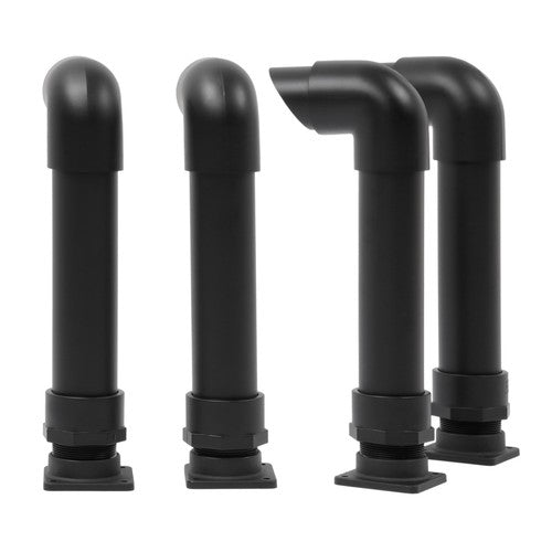 4 Black Snorkel Kits for Polaris Sportsman 400 500 600 700 800 1994 2014