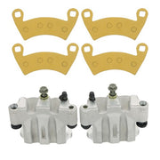 DURAFORCE For Polaris Front Left Right Brake Calipers w/Pads Ranger Crew XP 900 / XP 1000