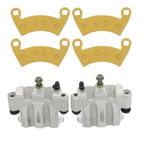 DURAFORCE For Polaris Front Left Right Brake Calipers w/Pads Ranger Crew XP 900 / XP 1000