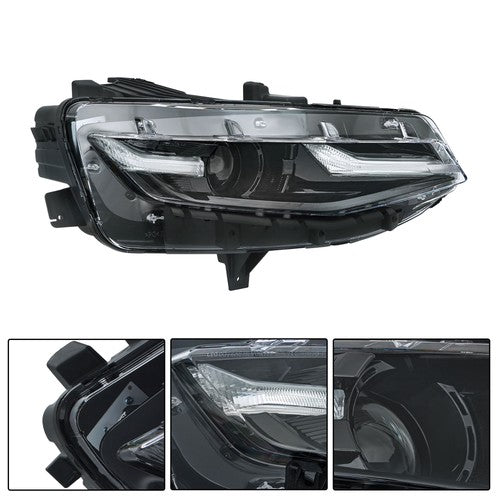 DURAFORCE Headlight Passenger Side For Chevrolet Chevy Camaro 2019-2023 2024 Headlamp LED